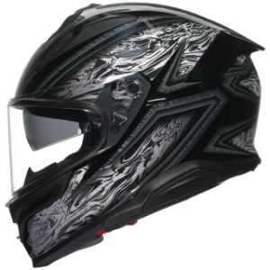AGV K7 DAMASCUS - BLACK/SILVER