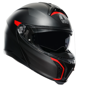 AGV Tour Modular - Frequency Matt Gun/Red