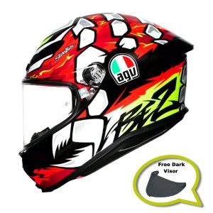AGV K6-S Bezzecchi 2024 (Free Dark Visor Worth £89.99)