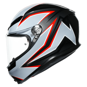 AGV K6 - Flash Matt Black/Grey/Red
