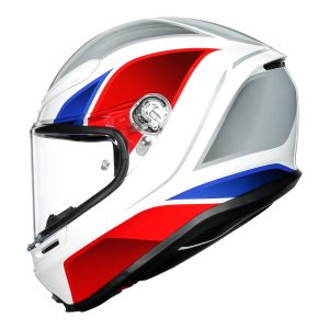 AGV K6 - Hyphen - White/Red/Blue